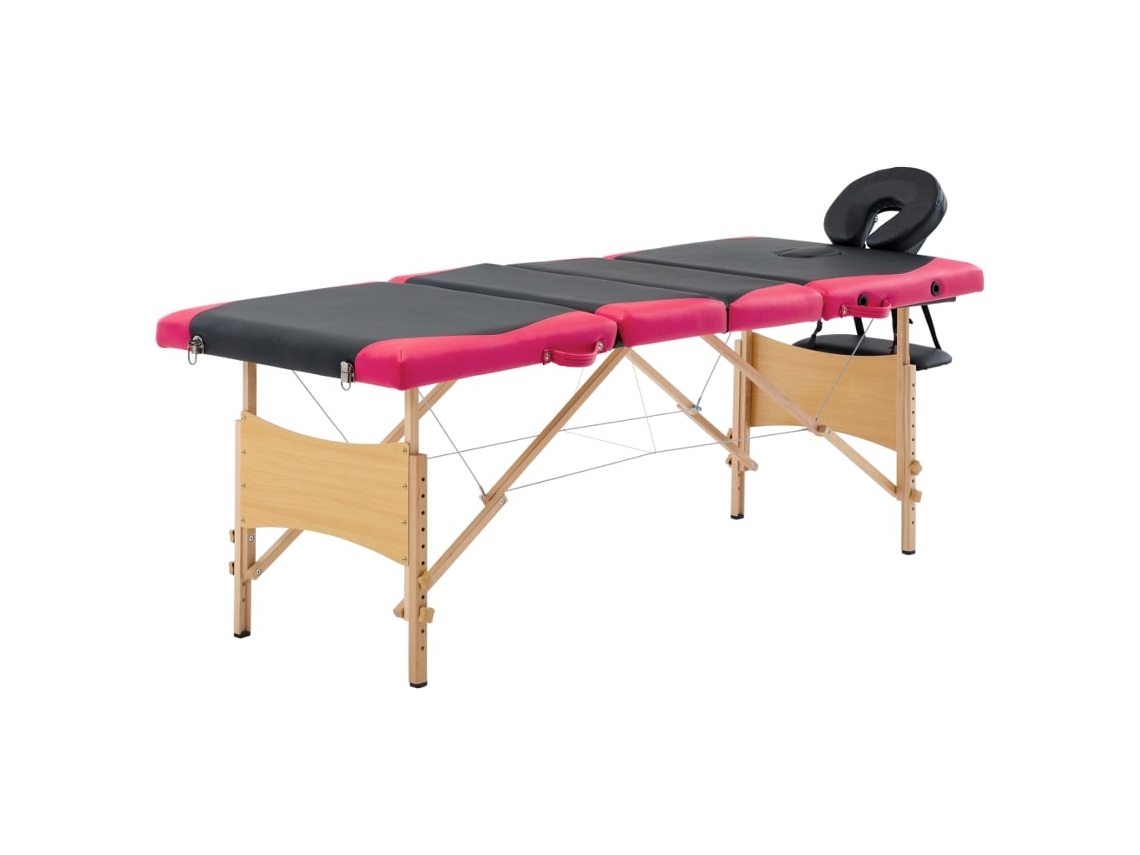 Massage Table, Massage Tables Vidaxl Preto Madeira