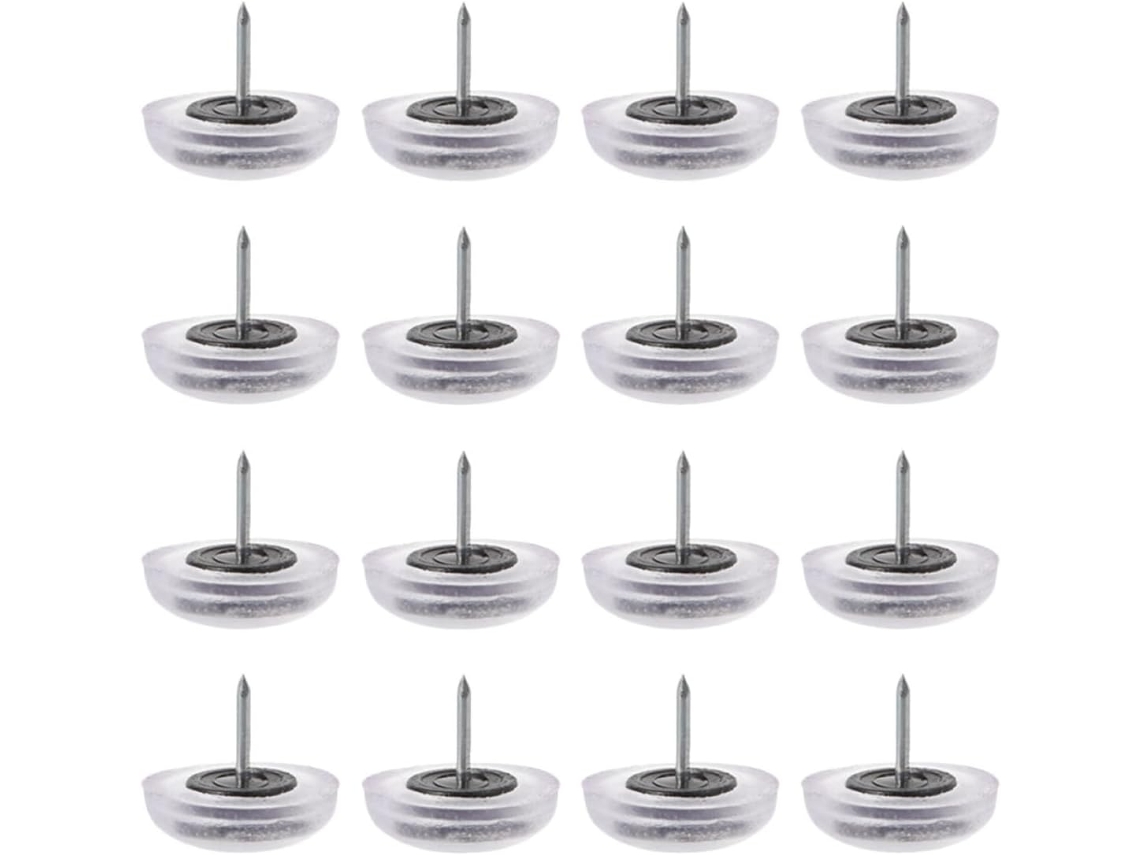 Protetores De Pés Cadeiras E Mesas Fácil Instalação, 24 Peças De Pregos Silicone Antiderrapantes Para Casa E Hotel