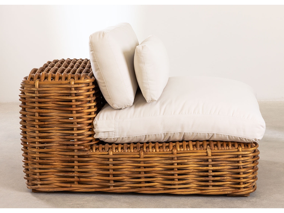 Módulo de Sofá Exterior SKLUM (Madeira Multicor) Worten.pt