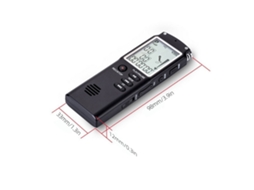2026 gravador de Voz Digital 16gb Gravador Ativado por Voz 1536kbps Redução de Ruído Microfones Dobra para Reunião Aula Entrevista
