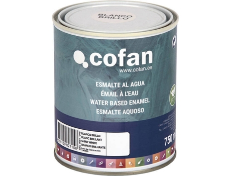 Tinta de Água  Esmalte Aquoso Verde Folha Acetinado (750 ml)