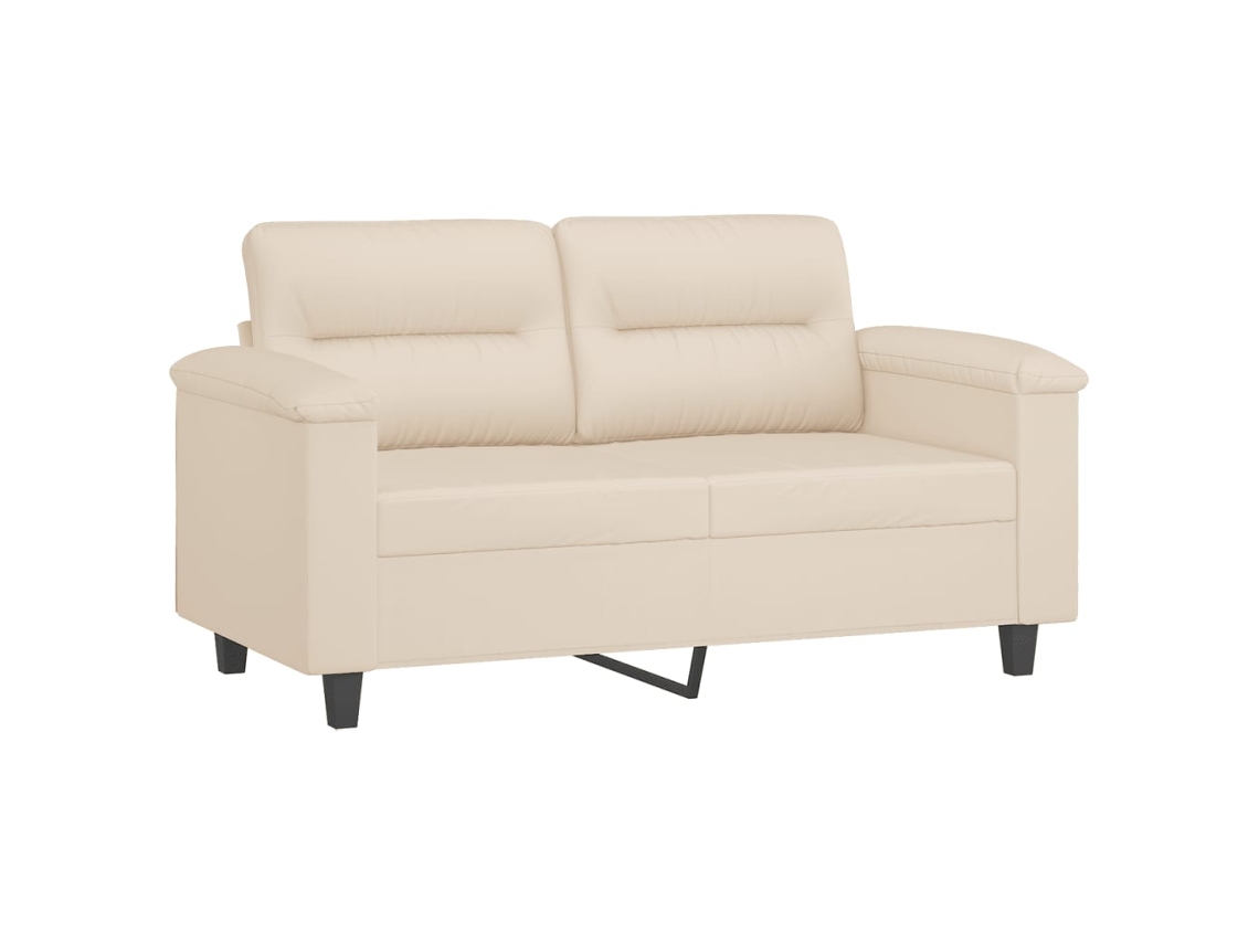 2-seater Sofa, 2-seater Sofas Vidaxl Bege Microfibra (n/a)