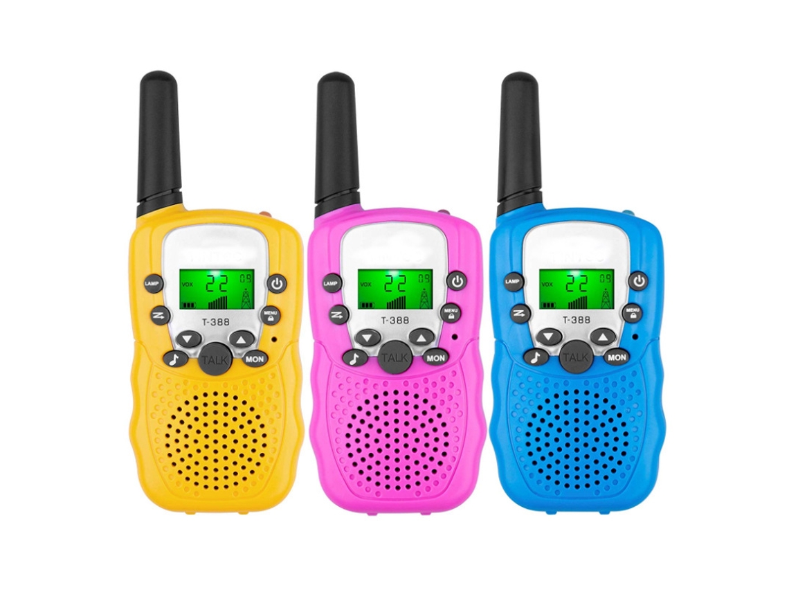 Walkie Talkie PCS para Crianças com 8 Canais BRILVIBERA