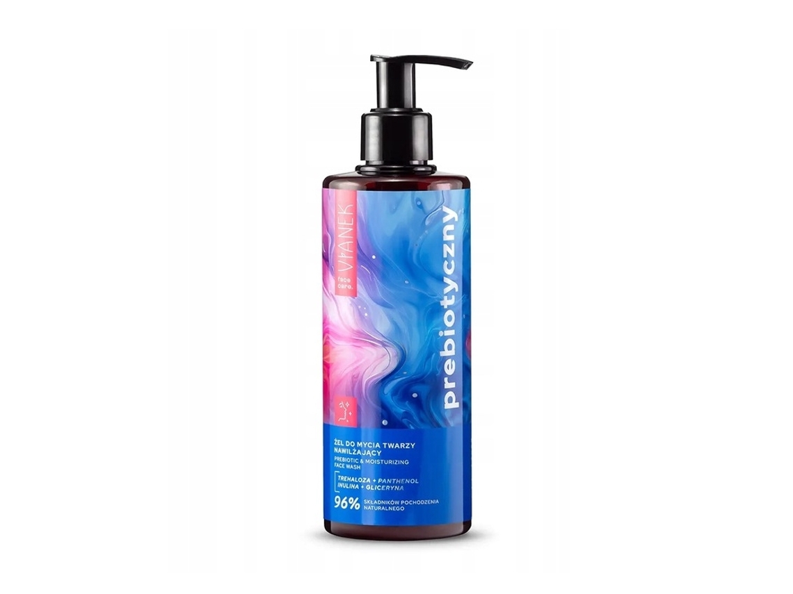 Limpador facial prebiótico hidratante Vianek, 300 ml Sylveco