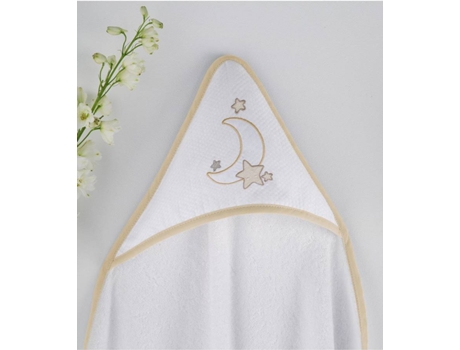 Toalha de Banho PIELSA BABY Moon 122132 (100x100 - Branca)