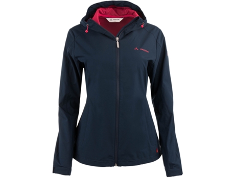 Jaqueta Vaude Brunico Glemo impermeável e respirável feminina, azul