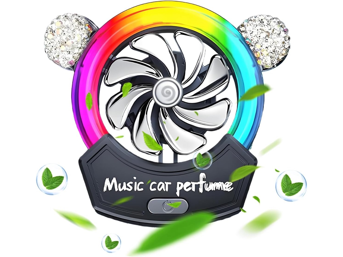 Difusor De Aromatizador De Ar Para Carro Com Ventilação 360° - Aromaterapia