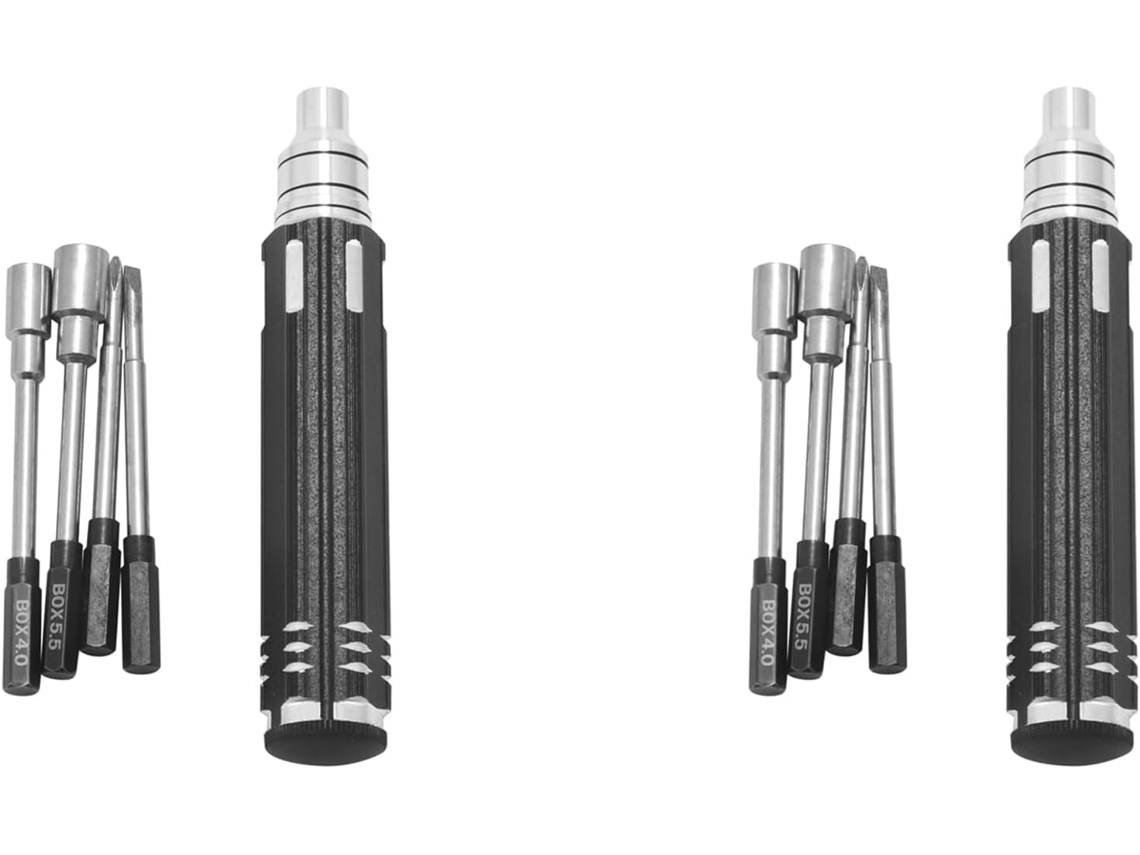 Conjunto de 2 chaves de fenda hexagonais 8 em 1 SFUSHOS para RC, kit de ferramentas para veículos