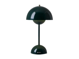 Lâmpada De Mesa Em Forma De Flor Recarregável Usb Com 3 Modos De Brilho Para Quarto E Decoração Verde