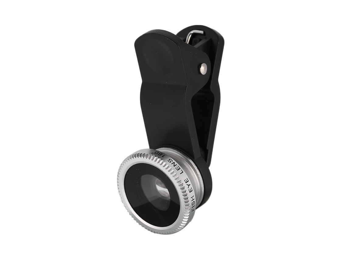 Lente para Telefone EOOCOO (kit de Lentes 3 em 1 Fisheye 180°)