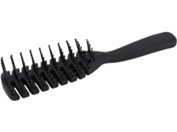 Escova De Cabelo Genérica Ergonômica Ventilada, Fácil De Limpar, Pente Para Todos Os Tipos De Cabelo, Preta