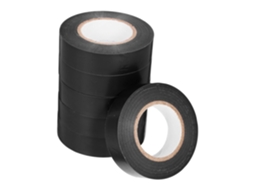 Fita Isolante Elétrica Magiclulu Preta Em Pvc, Pacote Com 6 Rolos, Adesivo Forte E Versátil Para Uso Residencial