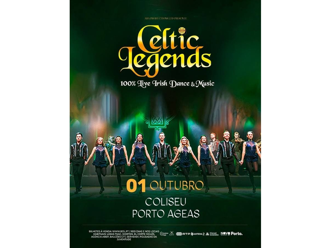 Bilhete Celtic Legends|Porto