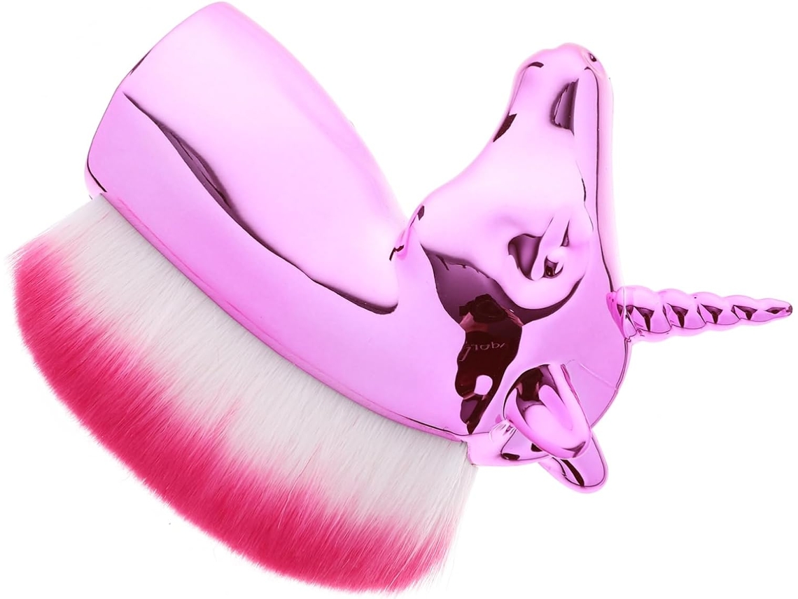 Pincéis De Maquiagem De Unicórnio, Pincel Para Pó, Blush E Base Para Mulheres, Meninas Ou Senhoras. Gokoco