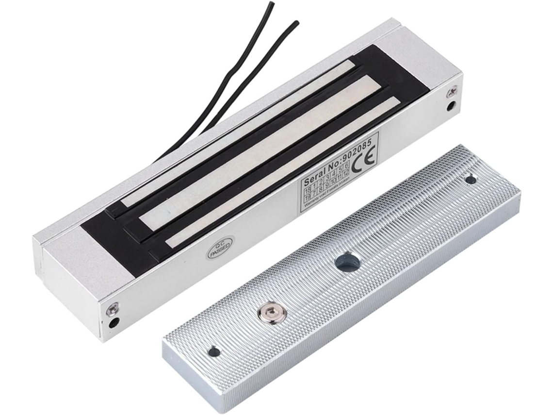 Fechadura Eletromagnética Para Portas, Controle De Acesso Forçado 180kg Com Design Antirroubo Para Portas, Gavetas E
