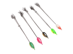 5pcs Isca de Pesca Arma de Aço 18cm 5 Braços