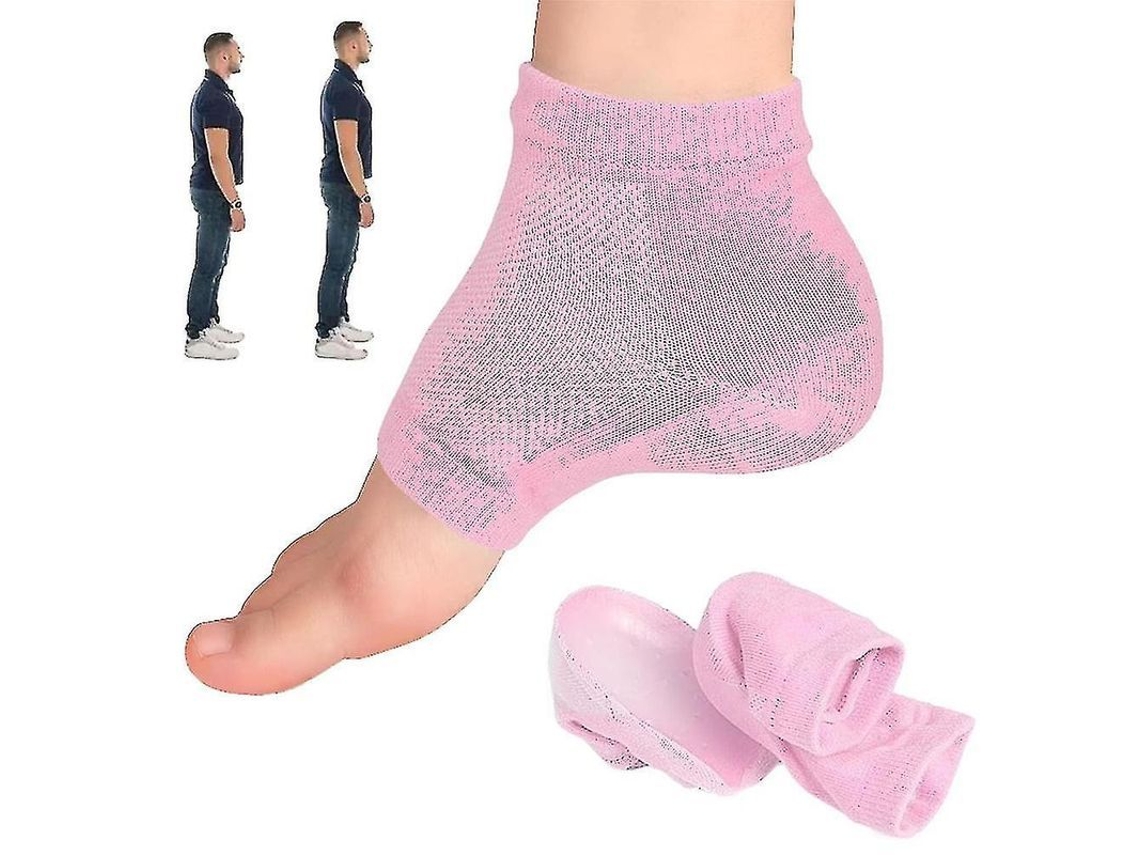 Palmilhas Fasst Rizzsoles de 2,5/3,5 cm de altura, invisíveis, respiráveis, laváveis, de silicone macio. Instruções de cuidado.