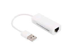 Aetheria adaptador Ethernet Usb2.0 com Chip Realtek Rtl8152b Placa de Rede Externa Branco Abs Plug And Play