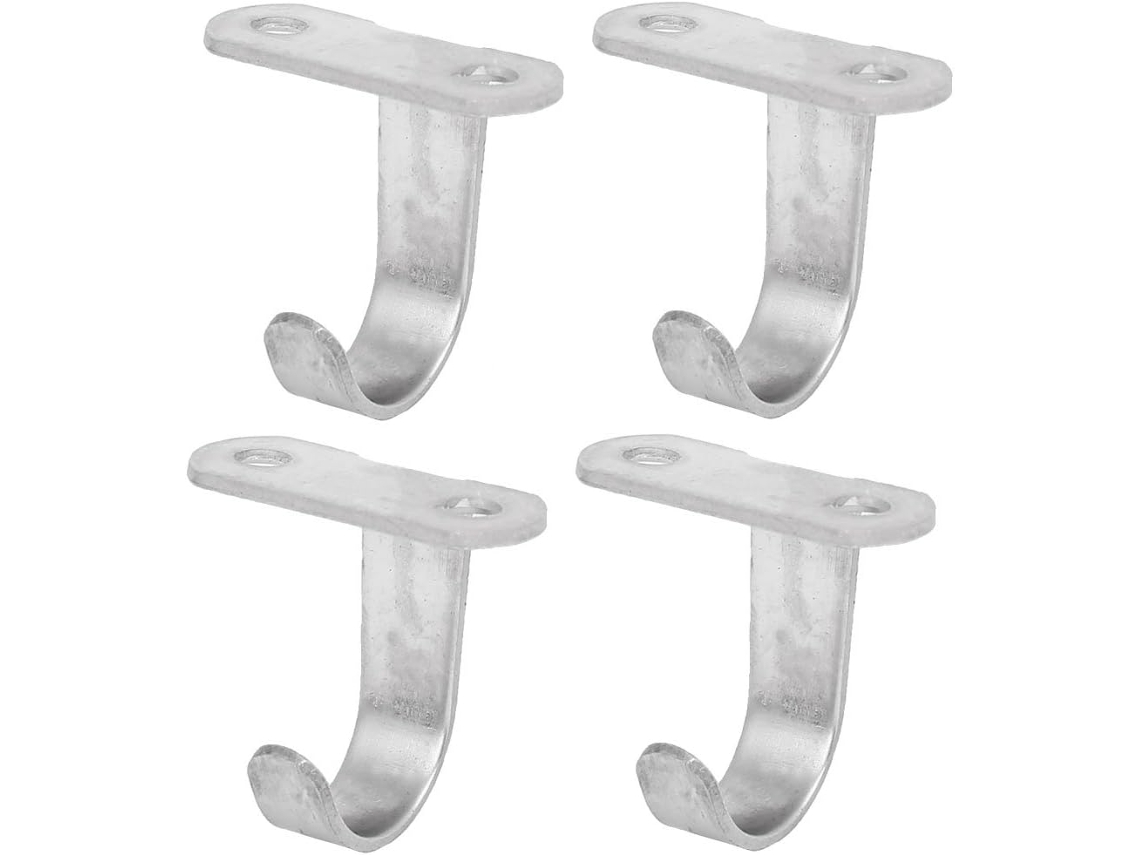 Conjunto de 4 Acessórios para Banheiro: Gancho de Parede para Porta CHABERLU