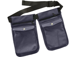 Bolsa de ferramentas de cintura para mulheres e uso doméstico, bolsa leve com vários compartimentos, cinto de ferramentas ajustável para