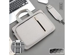 Bolsa Para Portátil Lurelia, Compatível Com Portáteis/tablets Até 14", Bege, Nylon, Proteção Antiquedas