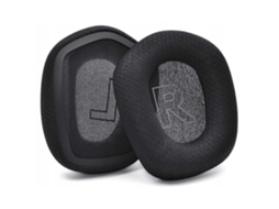 Almofadas Zruxe Para Auscultadores Logitech G733 G335 G535 Espuma De Memória Pretas