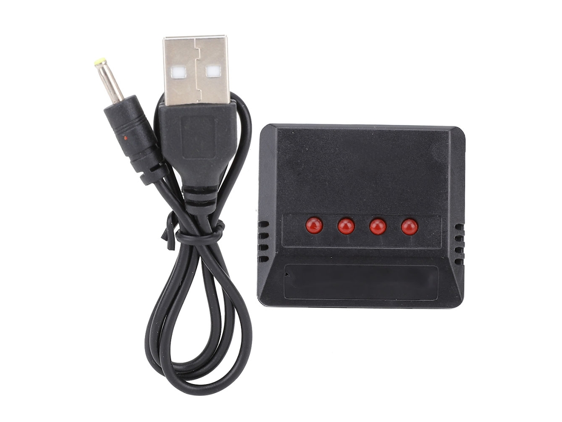 Cargador De Baterías De Litio Lipo 3.7v, Hub De Carga Equilibrada Universal Para Drones, 1 A 4 Baterías