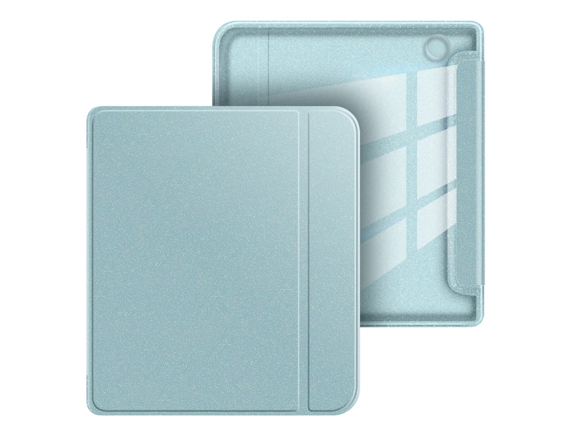 Capa para Kobo Libra 2 de 7 Polegadas, Capa de Acrílico com Glitter Azul Celeste SIURN