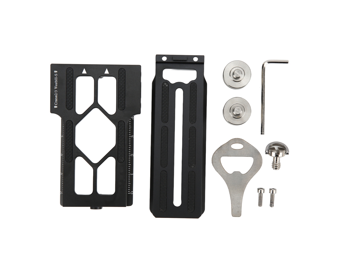 L Bracket Camera Vertical Quick Release Plate With 1/4in Screw Hole Arca Port For Zhiyun Weebill S For Crane 2/3 Stabilizer LAXISCREED
