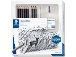 Kit De Desenho/ A Carvão Viagem De Design Em Carvão Staedtler