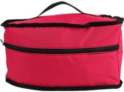 Mochila Organizadora Portátil Com Design Triangular, Em Tecido Resistente Com Compartimentos Específicos.