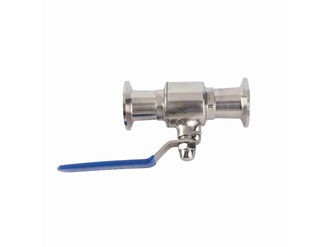 Válvula De Bola Sanitária Inox Rápida Instalação Clamp Para Química Láctea Água Od 32mm