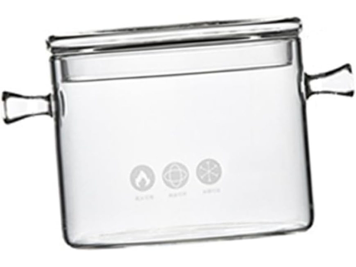 De Vidro Resistente Ao Calor, Caçarola Transparente Para Macarrão, Caldo E Pratos Caseiros Com Tampa. Gokoco