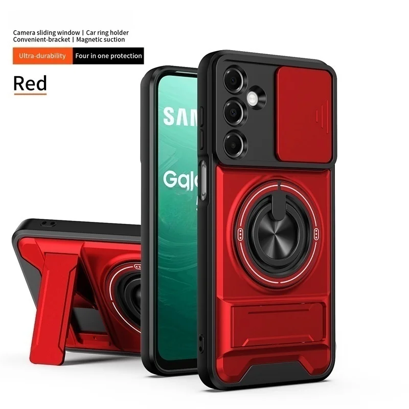 (poco F8 Ultra Vermelho) Protetor De Lente Com Anel Magnético