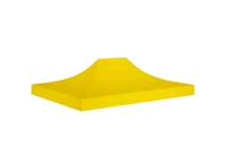 Vidaxl Teto Para Tenda De Festas 4,5x3 M 270 G/m² Amarelo