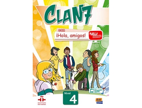 Livro Clan 7 Con ¡Hola Amigos! Nivel 4 de VVAA (Espanhol)