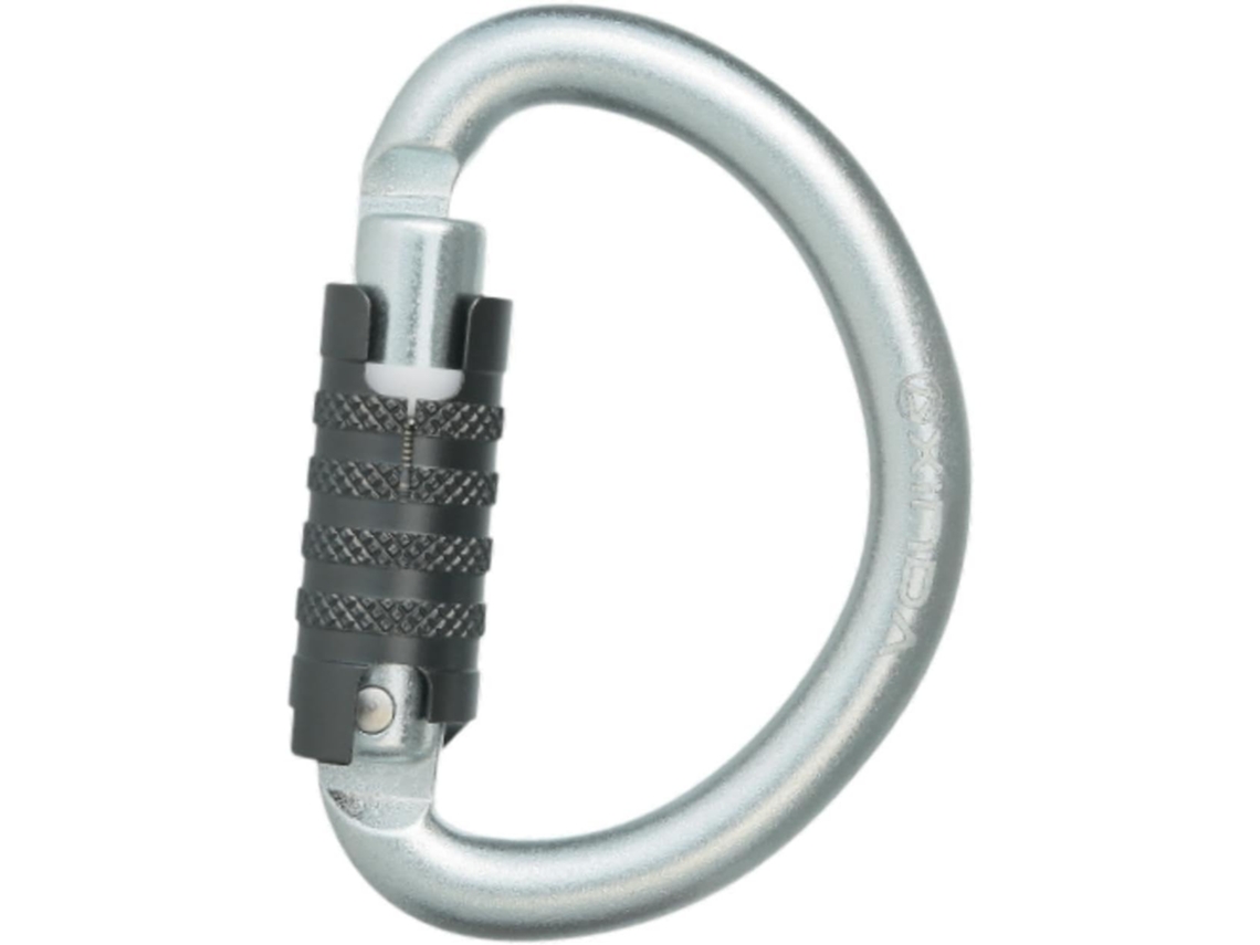 Mosquetão de escalada com anel em D para rapel, Ao Ar Sports
