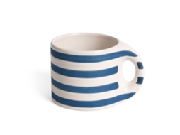 Caneca de grés azul Helio Ferretti Picasso