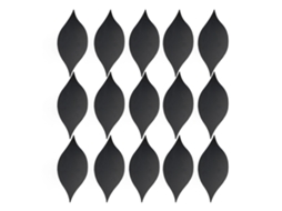 Adesivo de Espelho 3d LAXISCREED 15pcs Preto