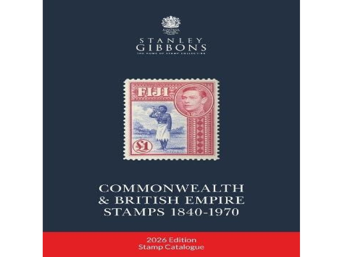 Livro 2026 COMMONWEALTH EMPIRE STAMPS 1840-1970 de Stanley Gibbons (Inglês)