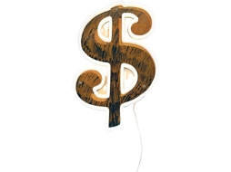 Painel LED YELLOWPOP Andy Warhol Dollar Sign