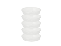 Prato De Pinga De Vasos Plástico Transparente Para Interior E Exterior