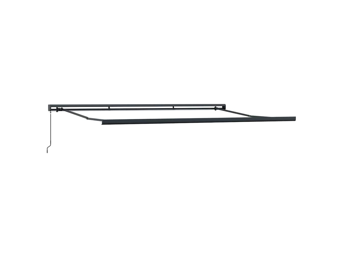 Toldo Vidaxl Antracite Alumínio