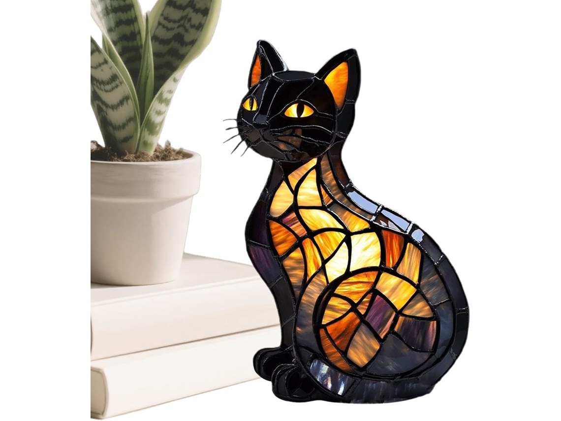 Luminárias Noturnas de Animais para Crianças - Escultura em Resina