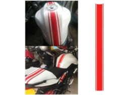 Adesivo De Vinil Com Listras Para Carenagem Motocicleta Sucan, Estilo