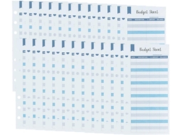 Folhas De Orçamento Percées 50 Folhas Em Papel Para Suivi