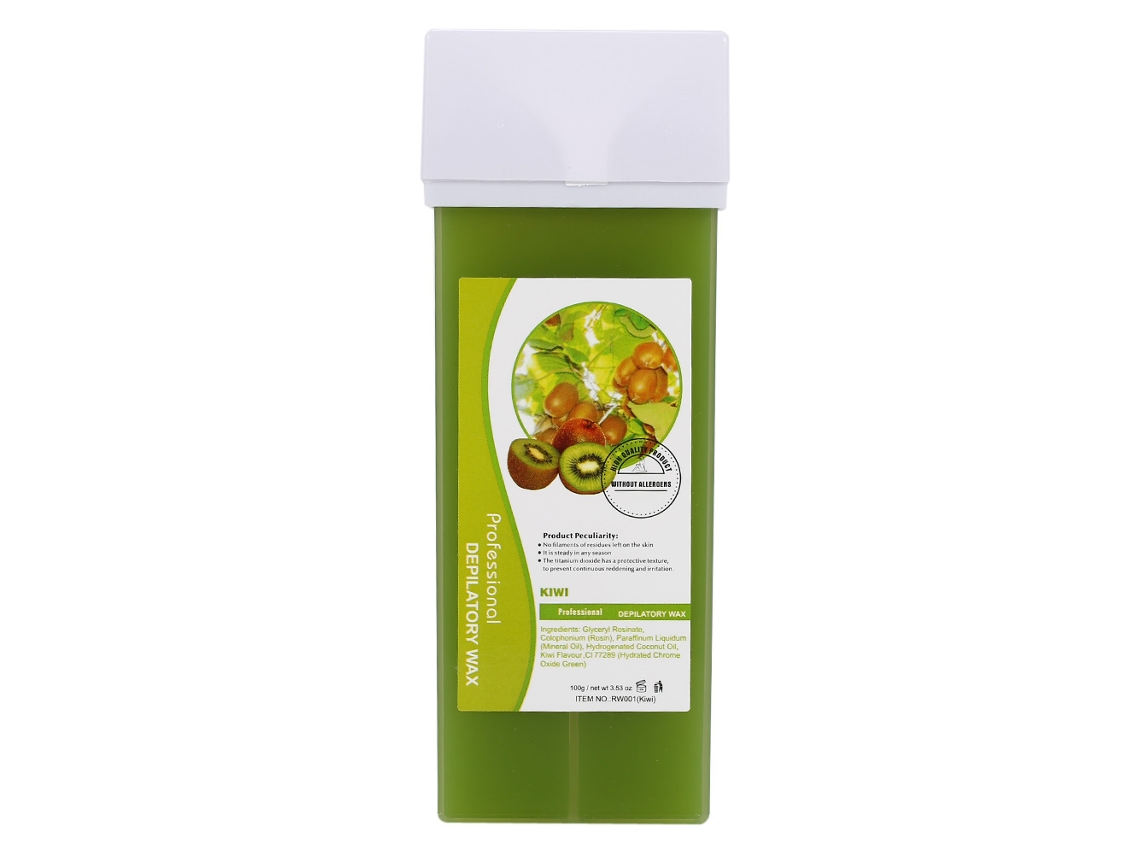 Creme depilatório profissional 2026, 100g, para pernas, braços, axilas e corpo (kiwi)