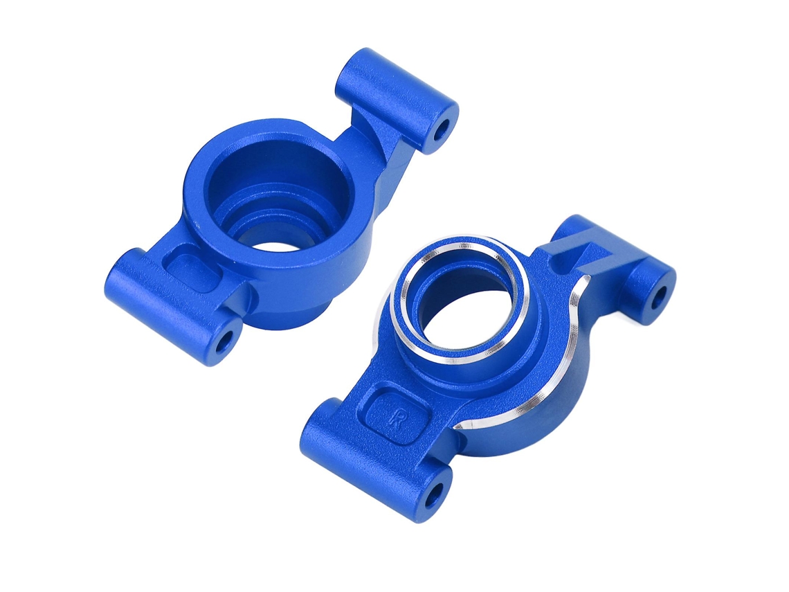 Suportes De Eixo De Liga De Alumínio Rc Qukaim Para Traxxas 1/10 Maxx 2.0, 2 Peças, Azul Escurovayotoy