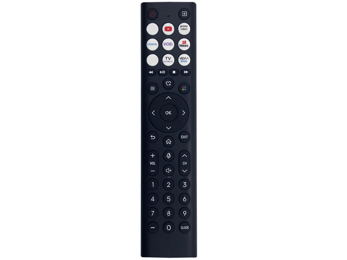 Controle Remoto De Substituição Erf2g38h Para Smart Tv Android Hisense (sem Voz)