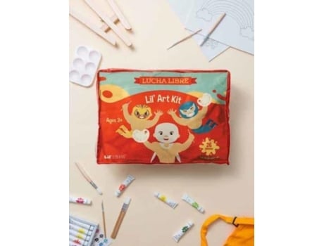 Livro Lil Lucha Libre Art Kit De Ariana Stein (inglês)